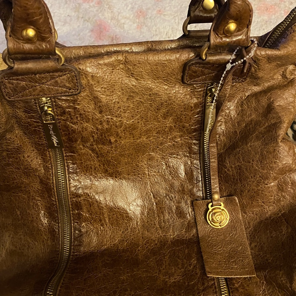 Rough Roses leather bag - Picture 4 of 11